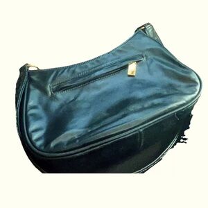 Valerie Jean Handbag Genuine Leather Black Shoulder Purse